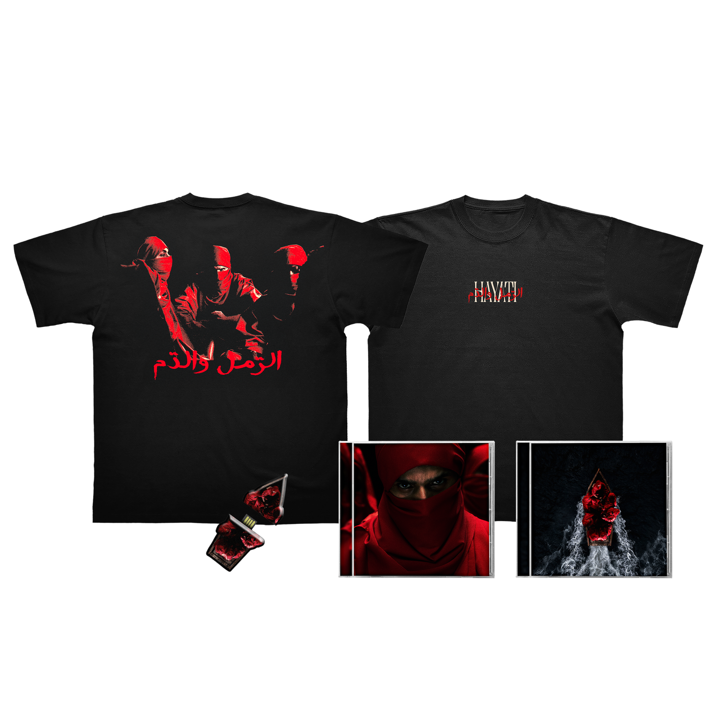 PACK CD standard + CD exclusivité web + clé USB + T-shirt au choix